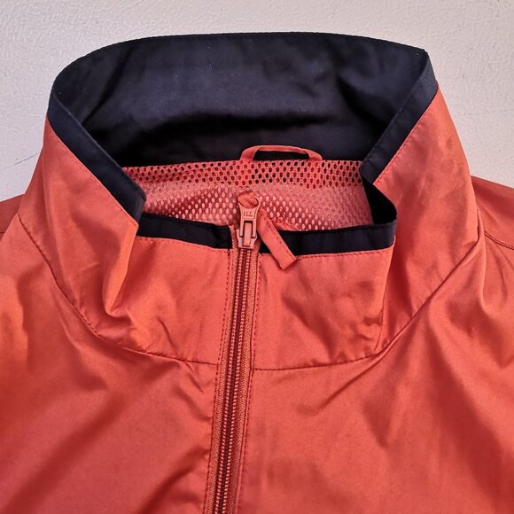 Outer Boundary Men's Size Large Orange with Navy Full Zip Jacket - Picture 4 of 11